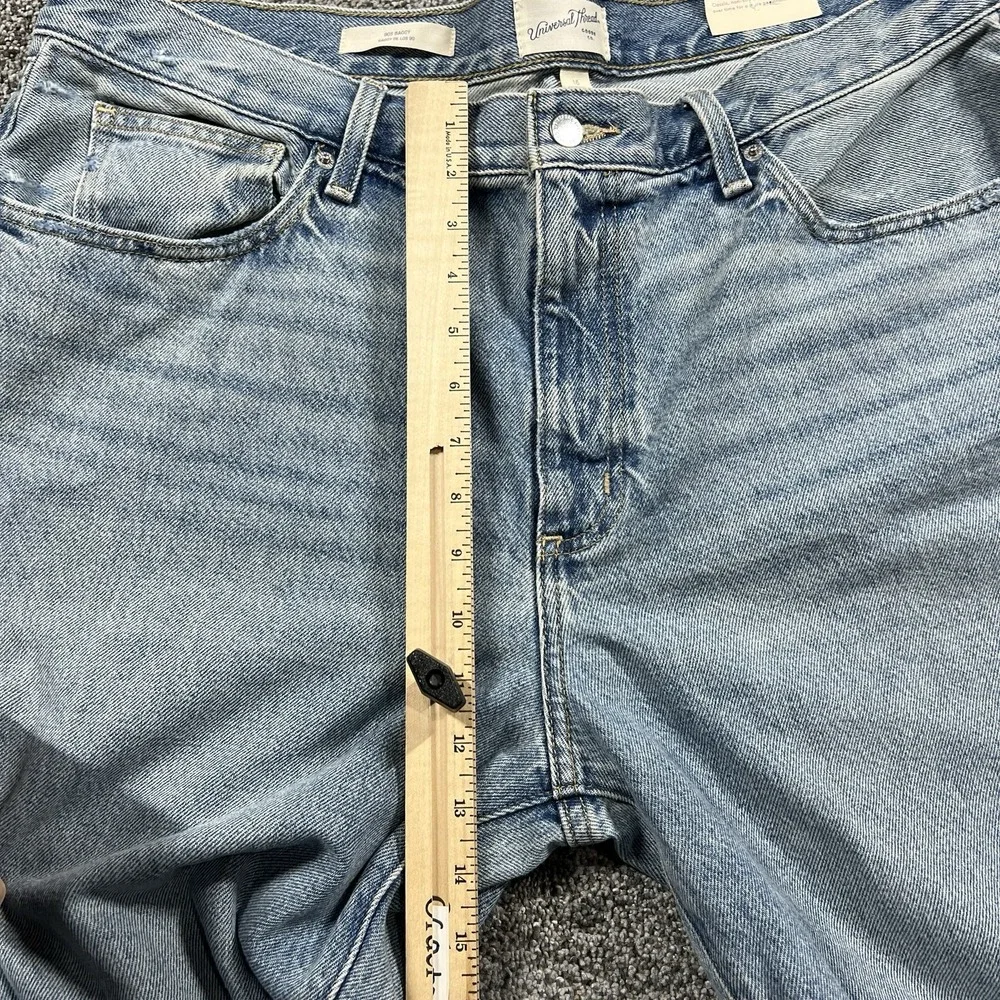 Universal Thread Jeans‎ Womens 16 Blue 90s Baggy Straight Light Wash Denim - Picture 11 of 12